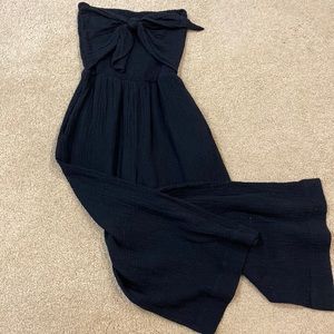 strapless romper